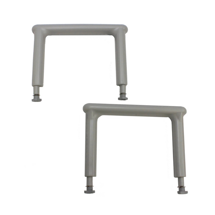 Close-up of Eagle Health 71002 Armrest Set (Pair) designed for 77963 and 77993 toilet-to-tub sliding transfer benches.