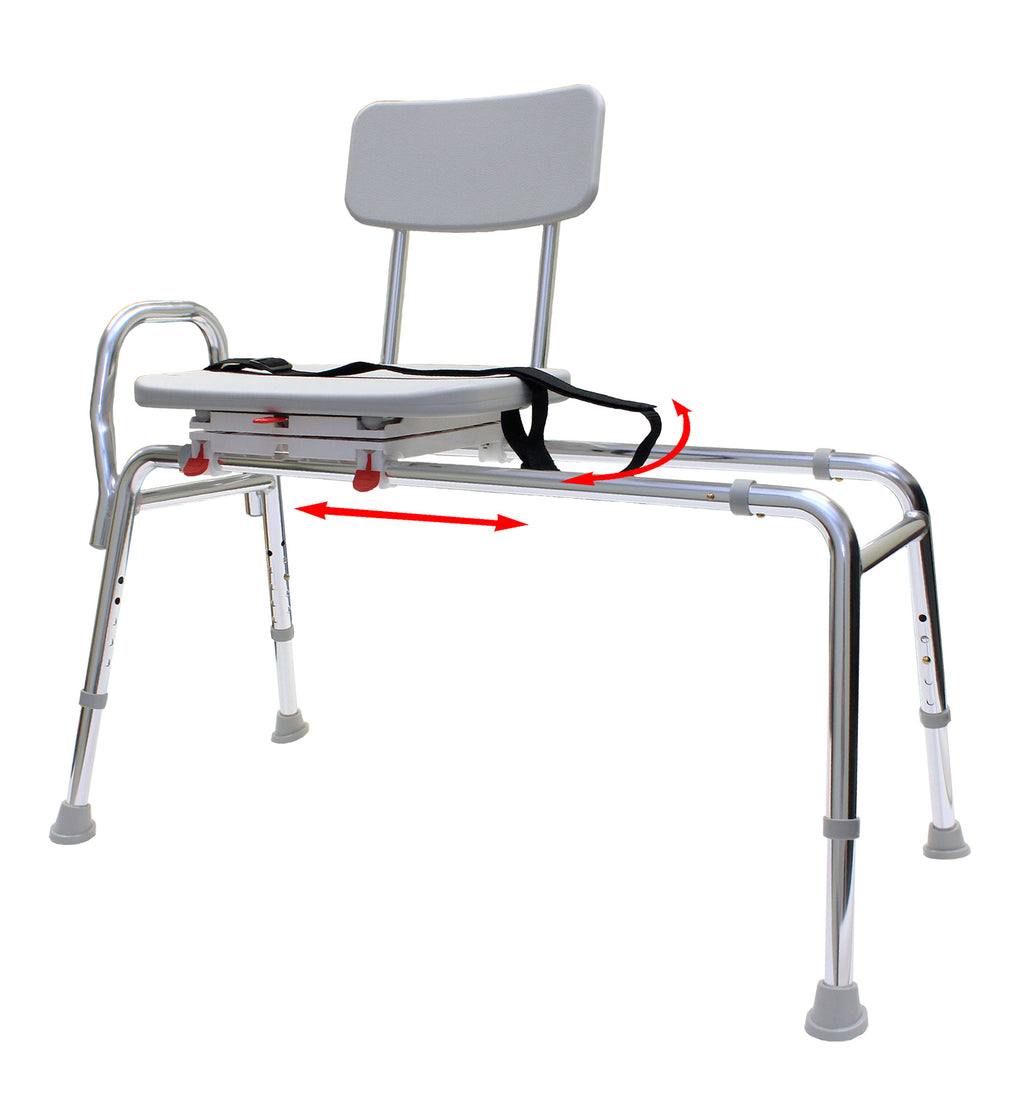 77662 - Swivel Sliding Transfer Bench (Regular) - Eagle Health Supplies