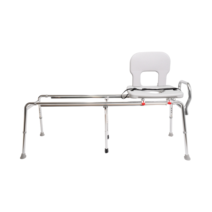 Eagle Health Supplies Toilet-to-Tub Sliding Tub Transfer Bench, Extra Long, (77993)