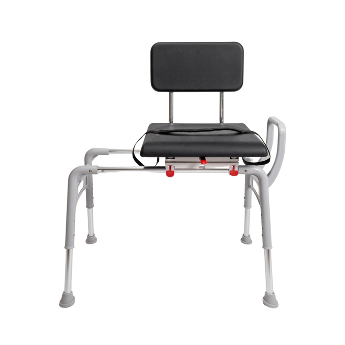 Eagle Health Supplies Sliding Tub Transfer Bench with Padded Swivel Seat (78661)