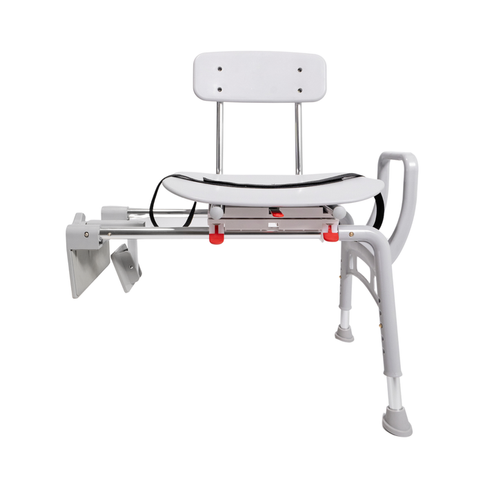 Eagle Health Supplies Tub-Mount Sliding Tub Transfer Bench with Swivel Seat -  ERGO Series (78768)