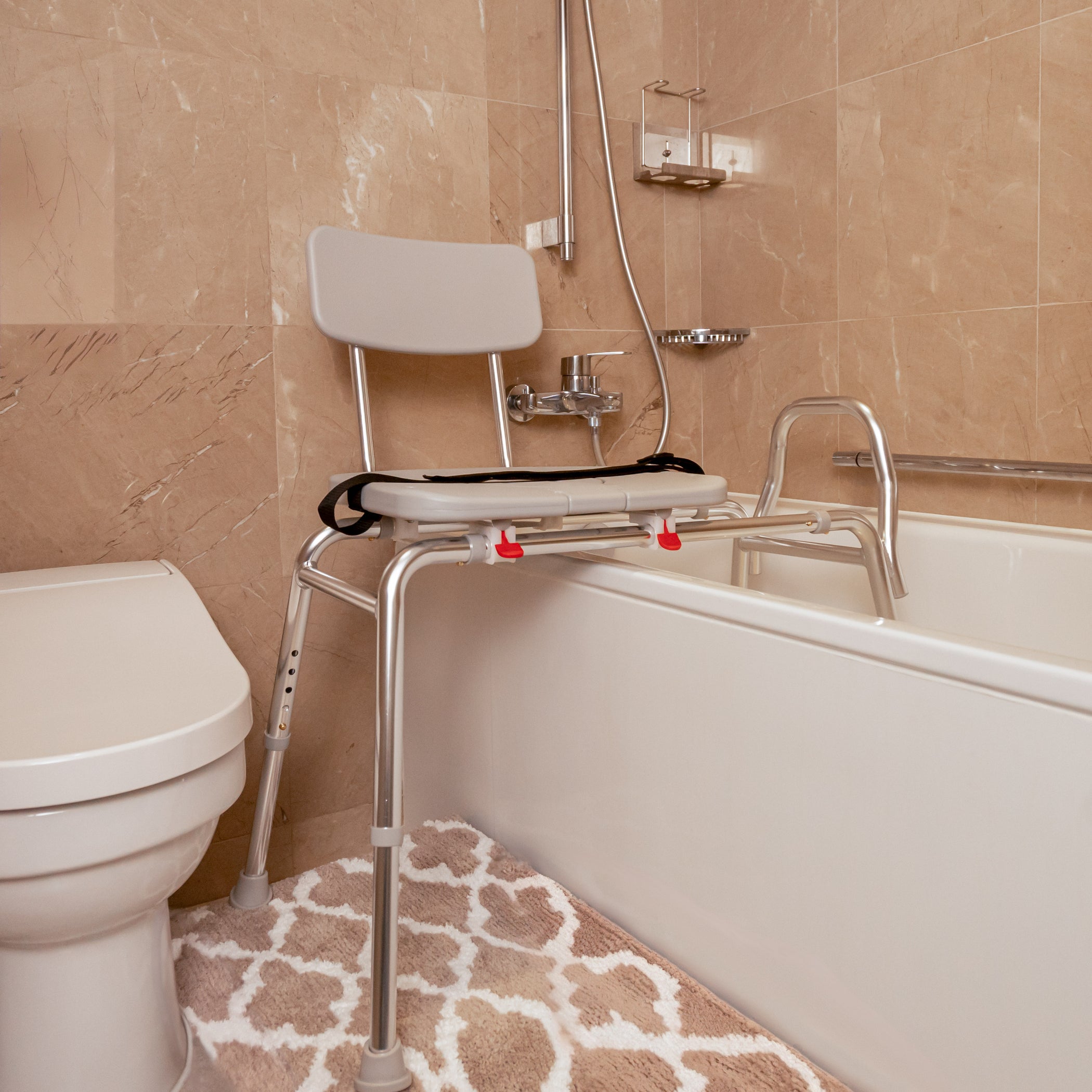 Transfer Bench Sliding Tub Transfer Bench with Cut-Out Seat – Pro-Slide 70311 | Eagle ...
