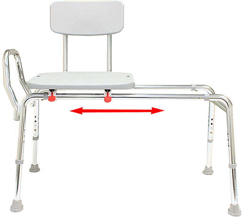 77211 - Sliding Transfer Bench (Regular) - Eagle Health Supplies