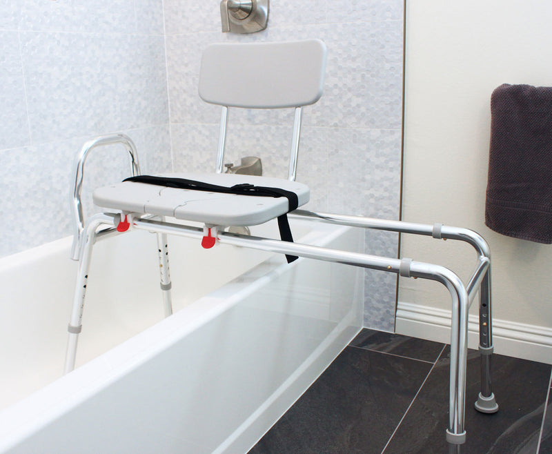77311 - Sliding Transfer Bench with Cut-Out (Regular) - Eagle Health Supplies