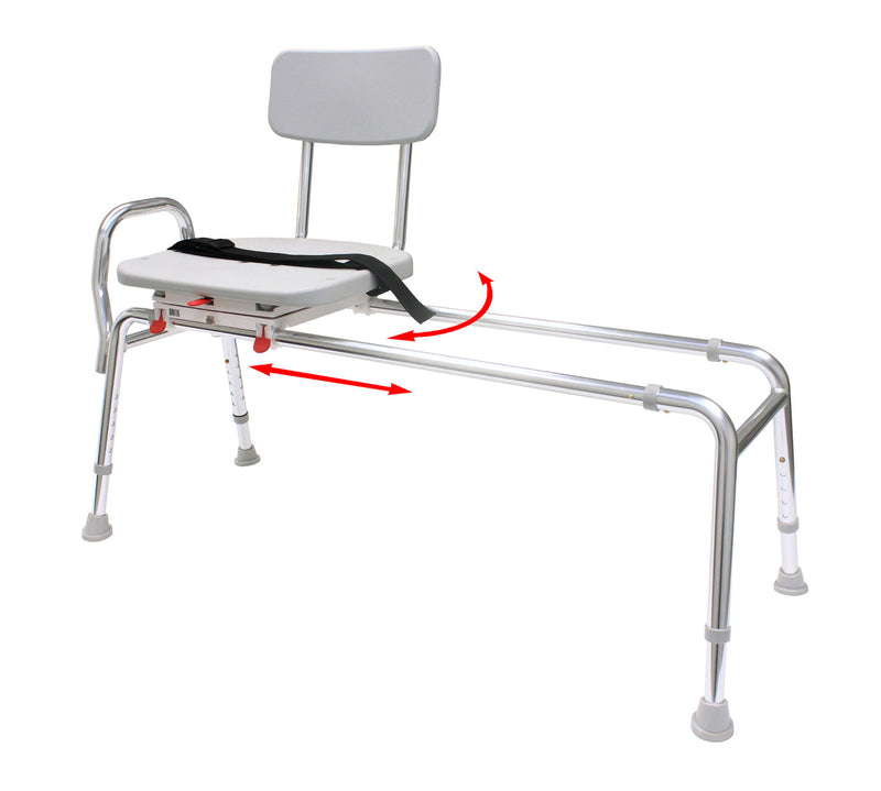 77692 - Swivel Sliding Transfer Bench (Extra Long)