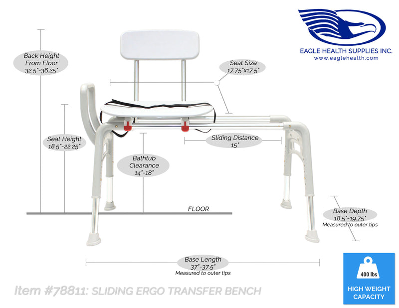 78811 - Sliding Ergo Transfer Bench (Regular)